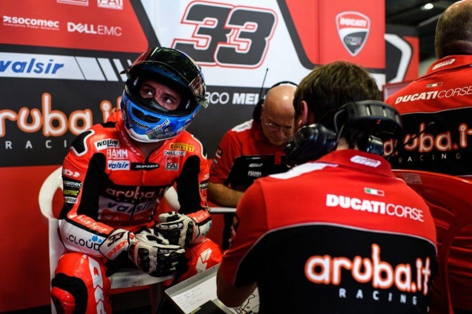 SBK: Melandri: "La Ducati era nervosa, le modifiche non sono servite"