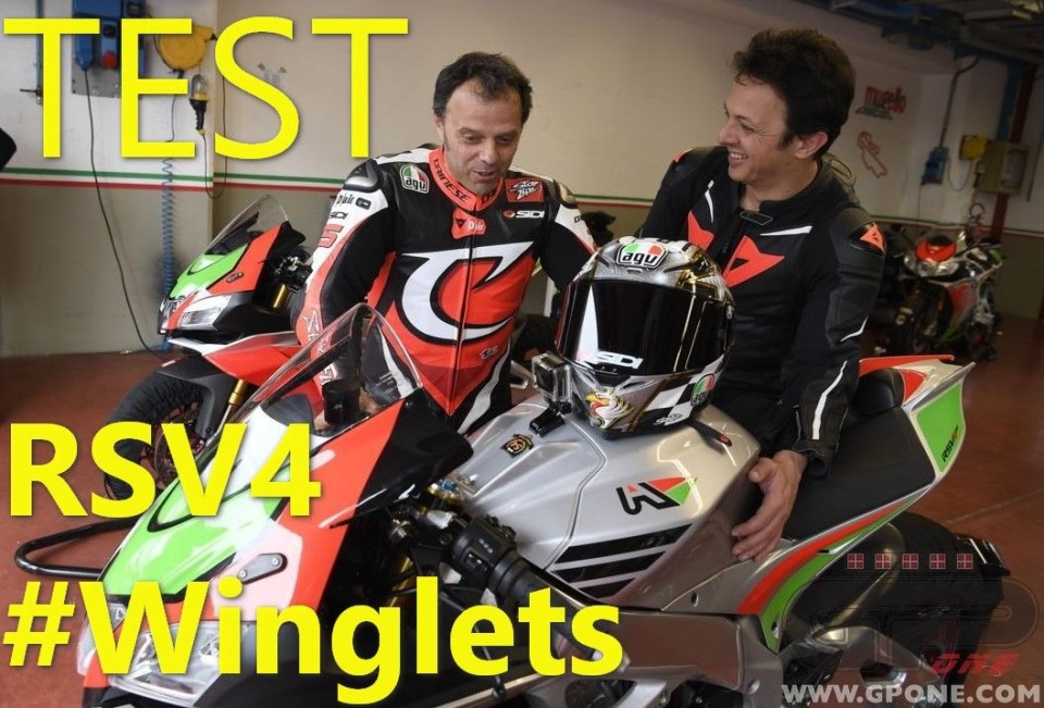 Moto - Test: Come in MotoGP: al Mugello con Capirossi e le ali della RSV4 