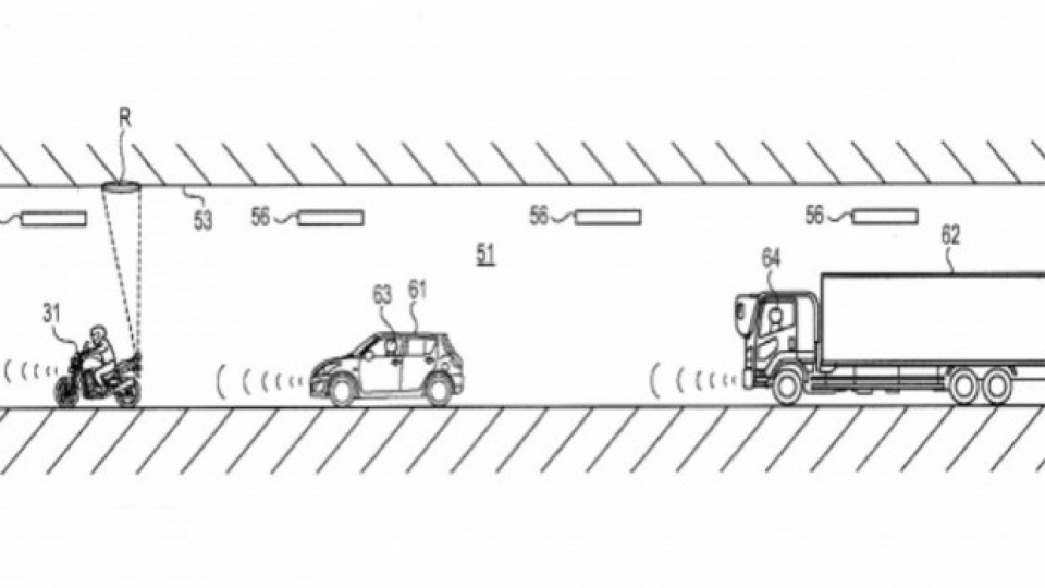 Moto - News: Suzuki brevetta un nuovo sistema di visibilità