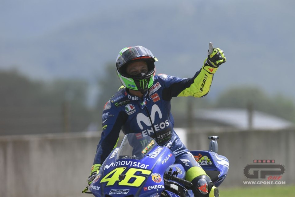 MotoGP: Rossi: la pole al Mugello mi ha ringiovanito di 10 anni