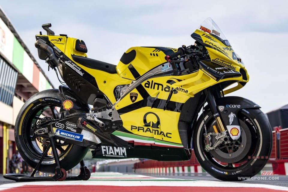 MotoGP: Ducati Pramac on track at Mugello with Lamborghini colors