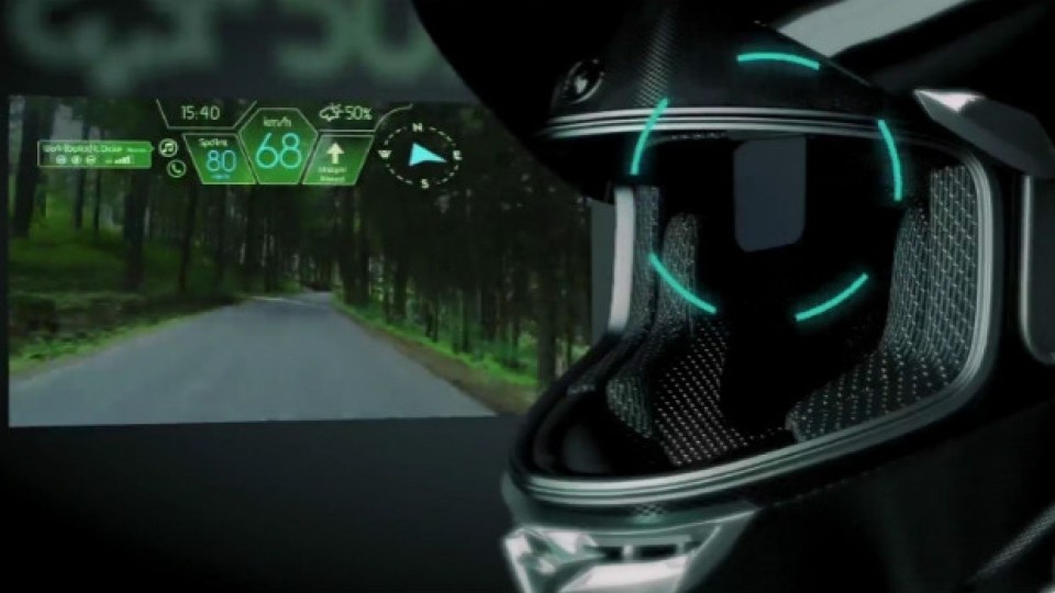 Moto - News: Jarvish X-AR, il casco del futuro