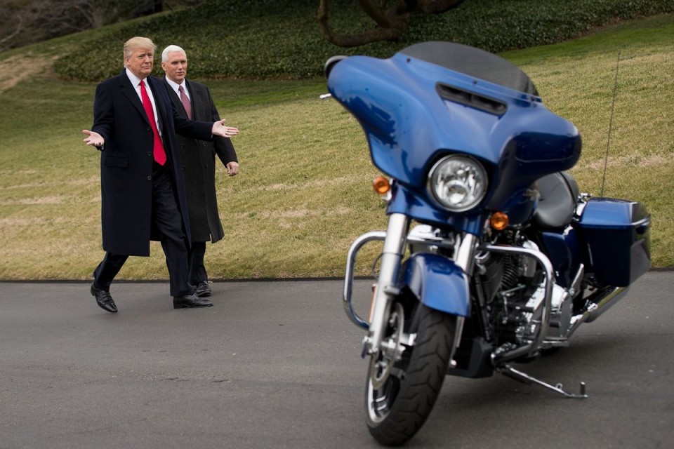 Moto - News: Harley-Davidson Vs Trump: il Presidente prende in giro H-D