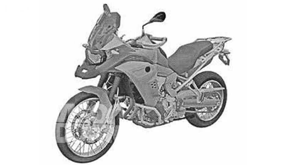 Moto - News: BMW F850GS Adventure, la foto del brevetto depositato?