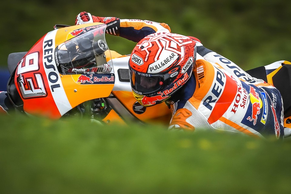 MotoGP: FP3: Marquez si prende la vetta, Rossi in Q1