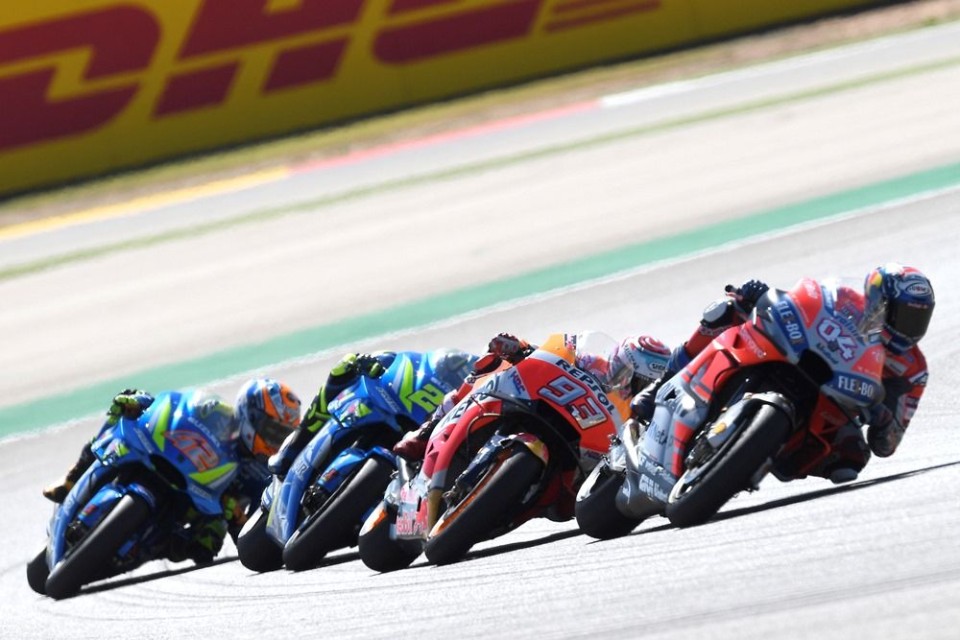 MotoGP: GP Aragon: la differita serale non decolla