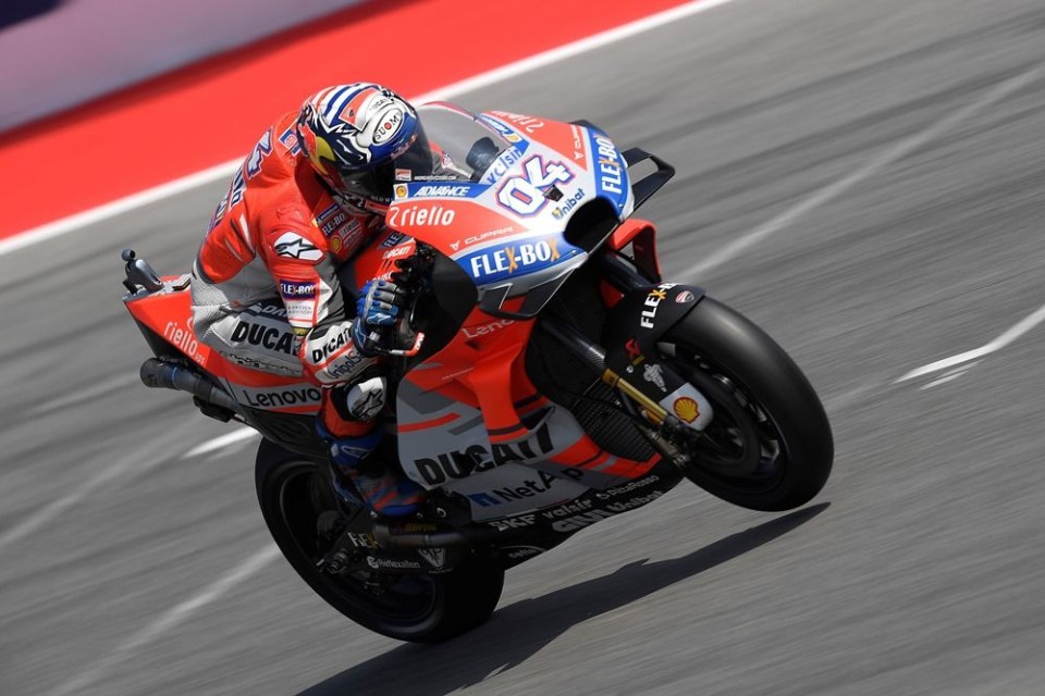 MotoGP: FP1: Poker Ducati ad Aragon, l'Asso è Dovizioso