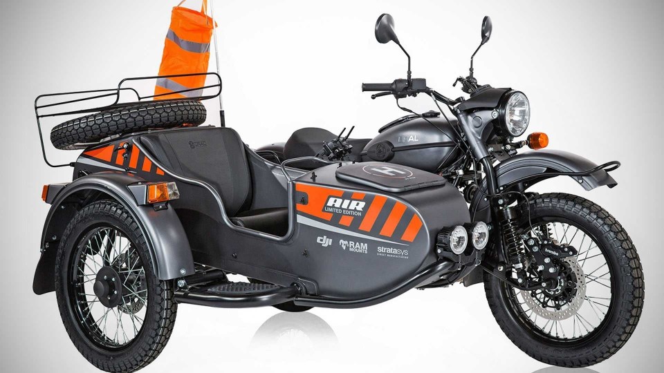 Moto - News: Ural Air, il sidecar con il drone incorporato [VIDEO]