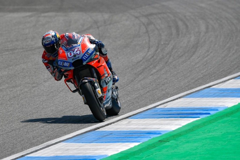 MotoGP: Ducati Red and Black: Dovi on top, Lorenzo at the medical centre