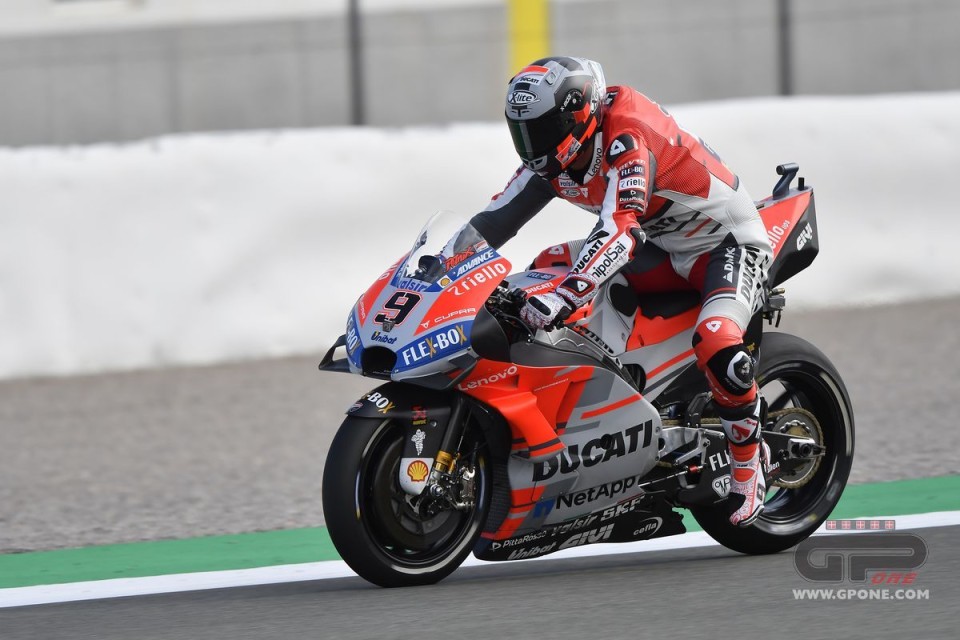 MotoGP: Petrucci: "Il primo giorno in rosso? Emozionante, ma resto concentrato"