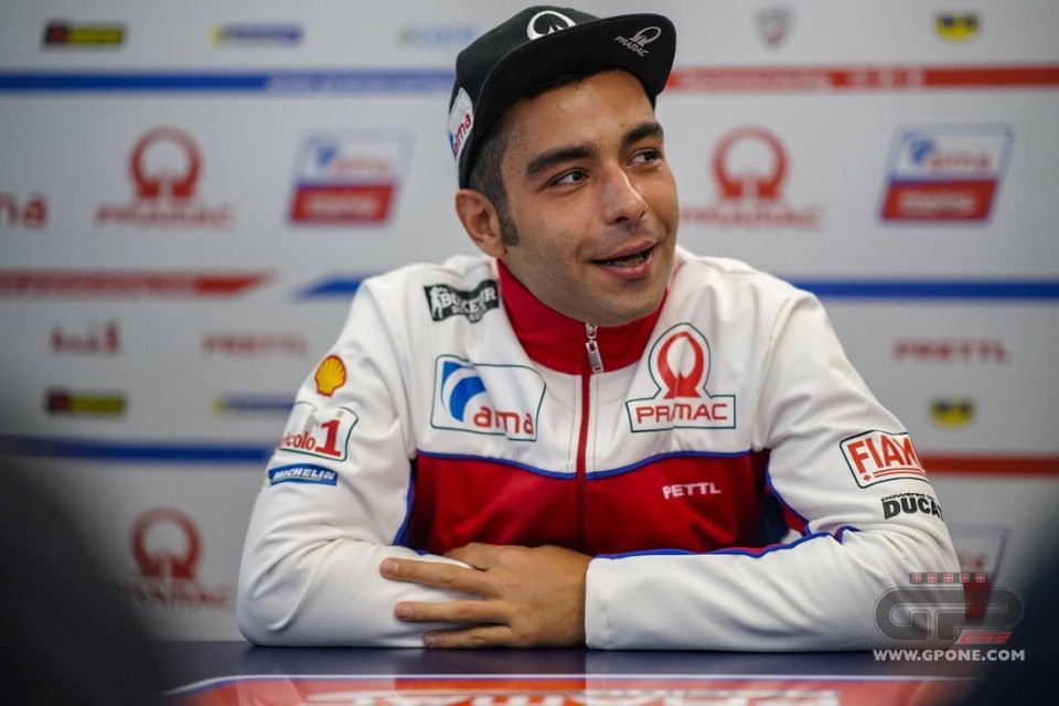 MotoGP: Petrucci commosso: "sulla Ducati ufficiale grazie a Pramac"