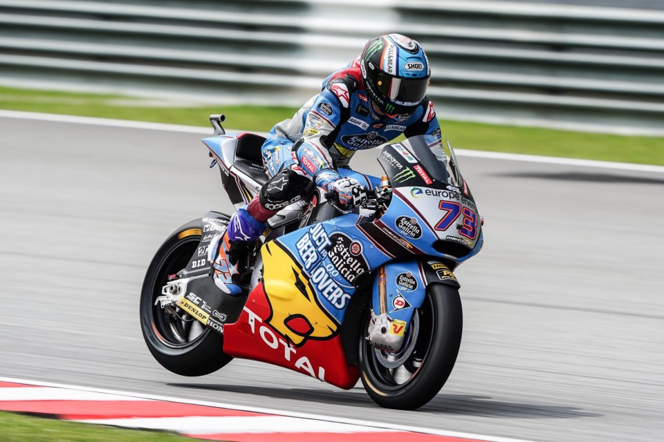 MotoGP: Alex Marquez tigre della Malesia in qualifica, 6° Bagnaia