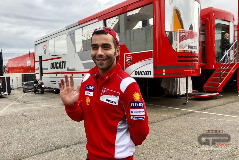 MotoGP: Danilo Petrucci, primo giorno da ufficiale Ducati!