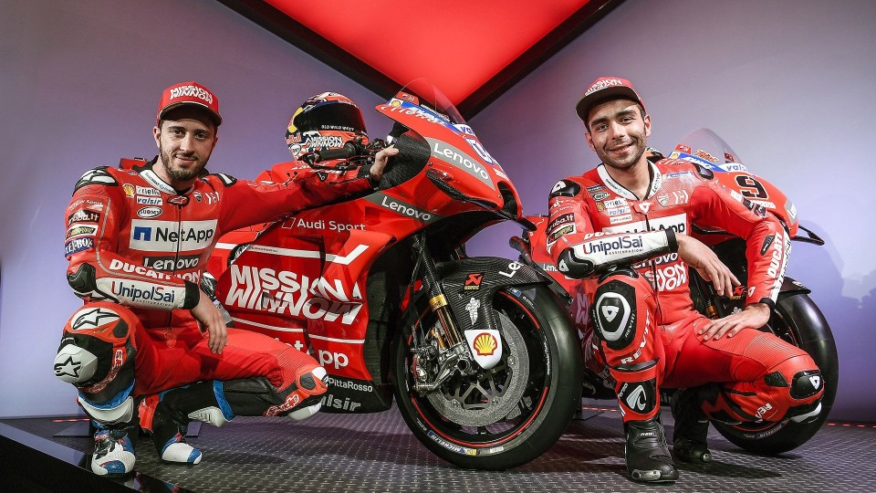Moto - News: MotoGP, Ducati presenta il team e la Desmosedici GP 2019