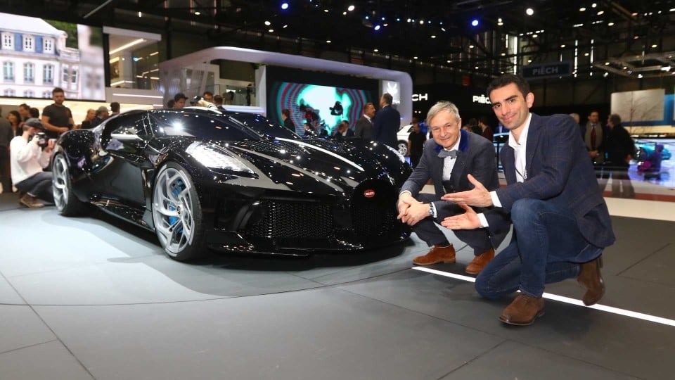 Moto - News: Bugatti La Voiture Noire, disegnarla è una questione d'equilibrio