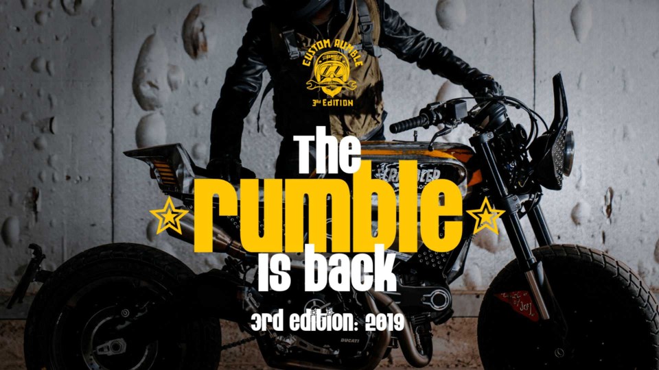 Moto - News: Ducati Custom Rumble 2019, torna l'appuntamento con le special