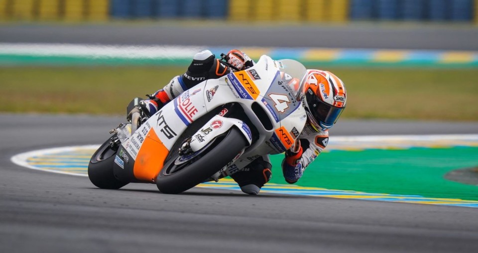 Moto2: Odendaal la spunta sul bagnato delle FP3 a Le Mans