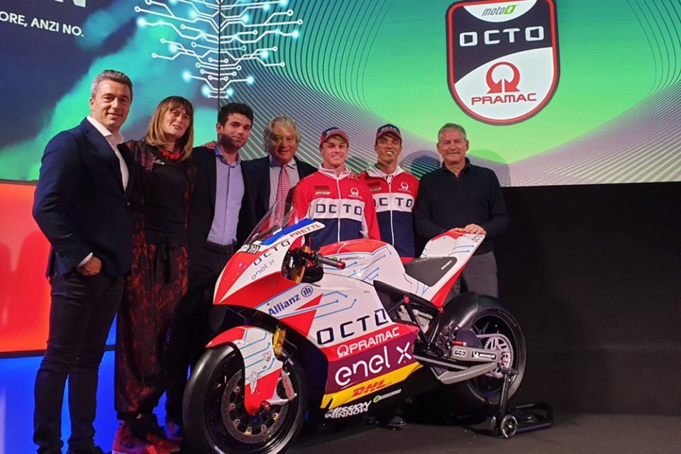 MotoE: Team Octo Pramac ready and “electrified” with De Angelis and Hook
