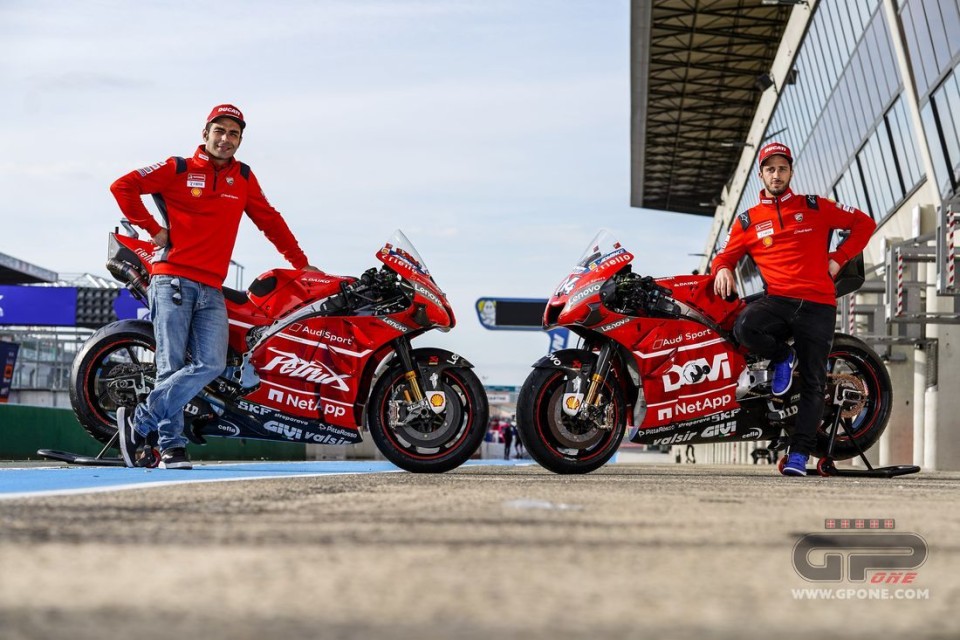 MotoGP: Ecco le Ducati personalizzate di Dovizioso e Petrucci