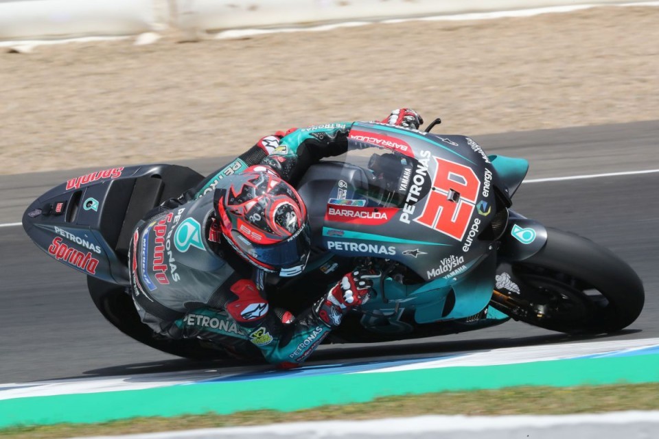 MotoGP: Quartararo imprendibile nei test del lunedì, 17° Rossi