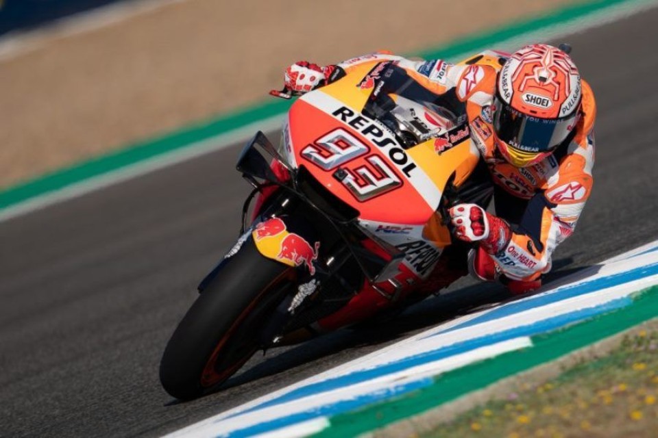 MotoGP: Marquez senza rivali a Jerez, 4° Dovizioso, 6° Rossi