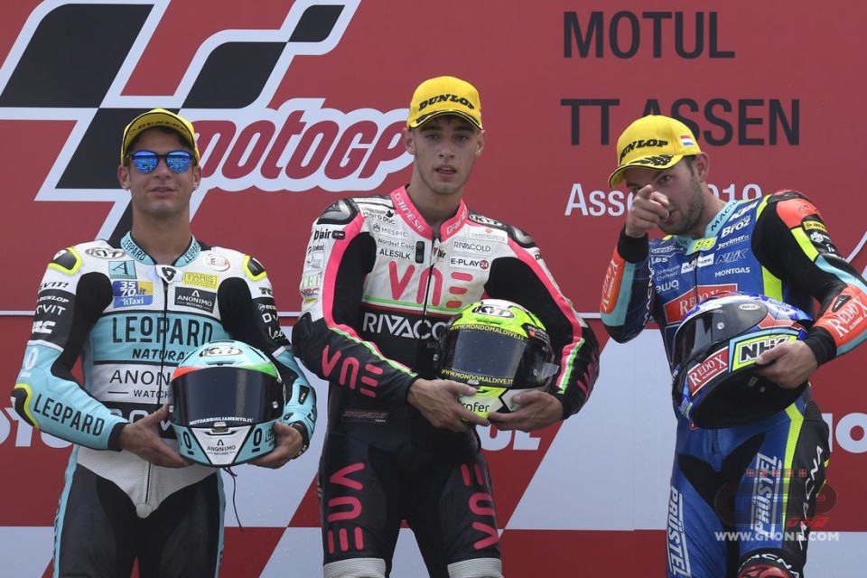 Moto3: Arbolino: "E' stata la gara più bella della mia vita"