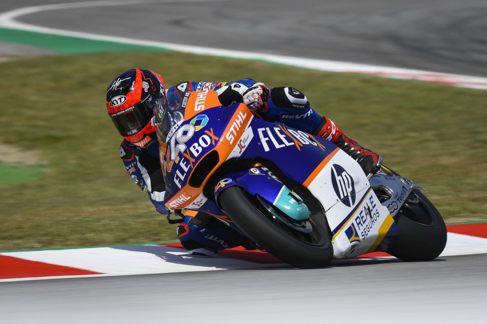 Moto2: Prima pole in carriera per Fernandez, 5° Di Giannantonio