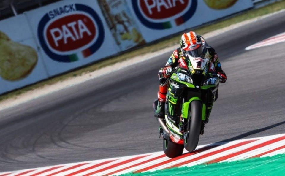 SBK: FP1: Rea and the Kawasaki scare Bautista, Pirro 14th