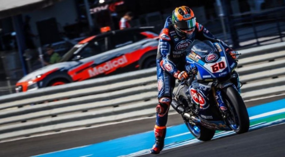 SBK: Van Der Mark: "All'ultima curva di Jerez ne succedono di tutti i colori"