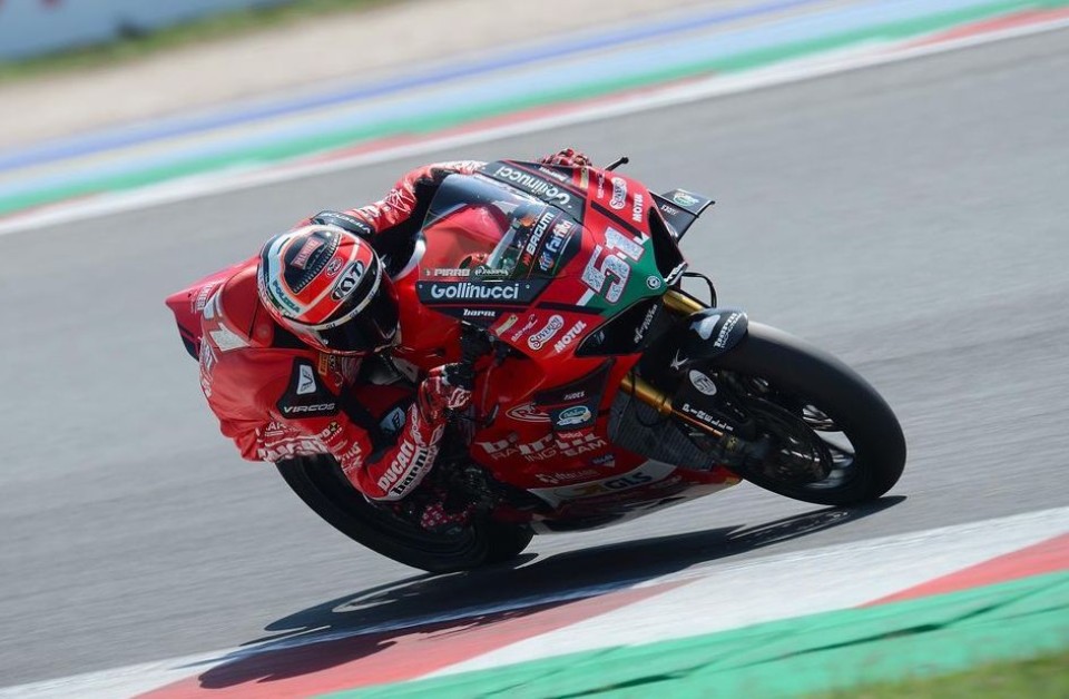 SBK: Pirro gets a (super) pole at the Misano CIV, Savadori lingered behind