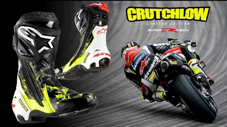 Moto - News: Alpinestars Crutchlow Supertech R, lo stivale in edizione limitata