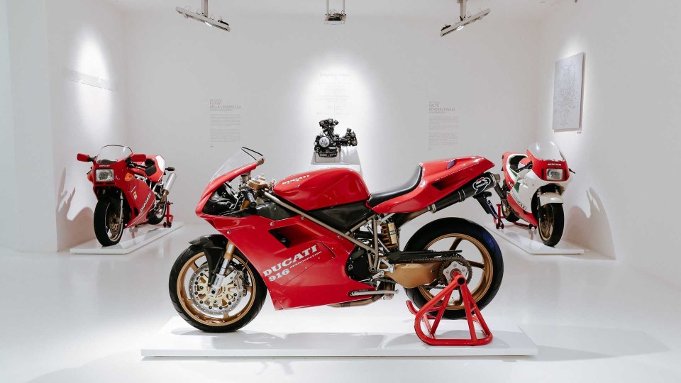 Moto - News: Ducati 916: nel museo l'esemplare appartenuto a Massimo Tamburini