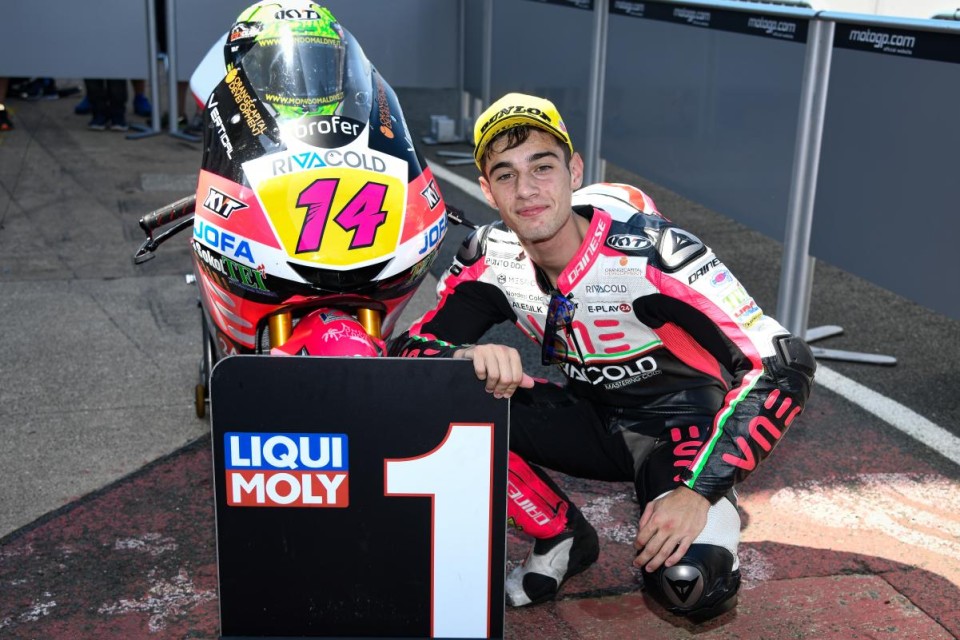 Moto3: Arbolino show a Silverstone: pole e record della pista 