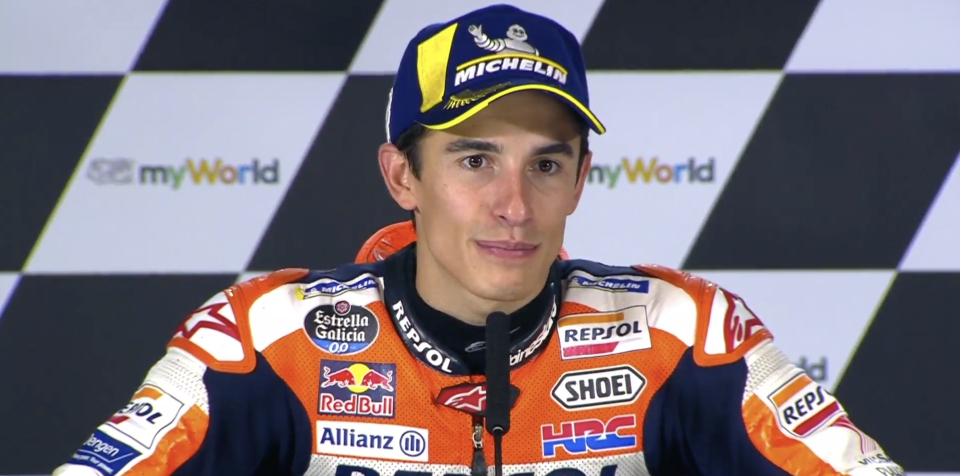 MotoGP: Marquez: "Se vinco il campionato nessuno si ricorderà che ho perso qui"
