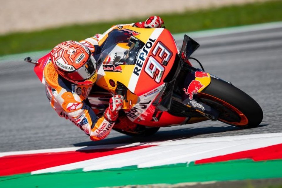 MotoGP: Marquez schiacciasassi, pole da record al Red Bull Ring, 3° Dovizioso