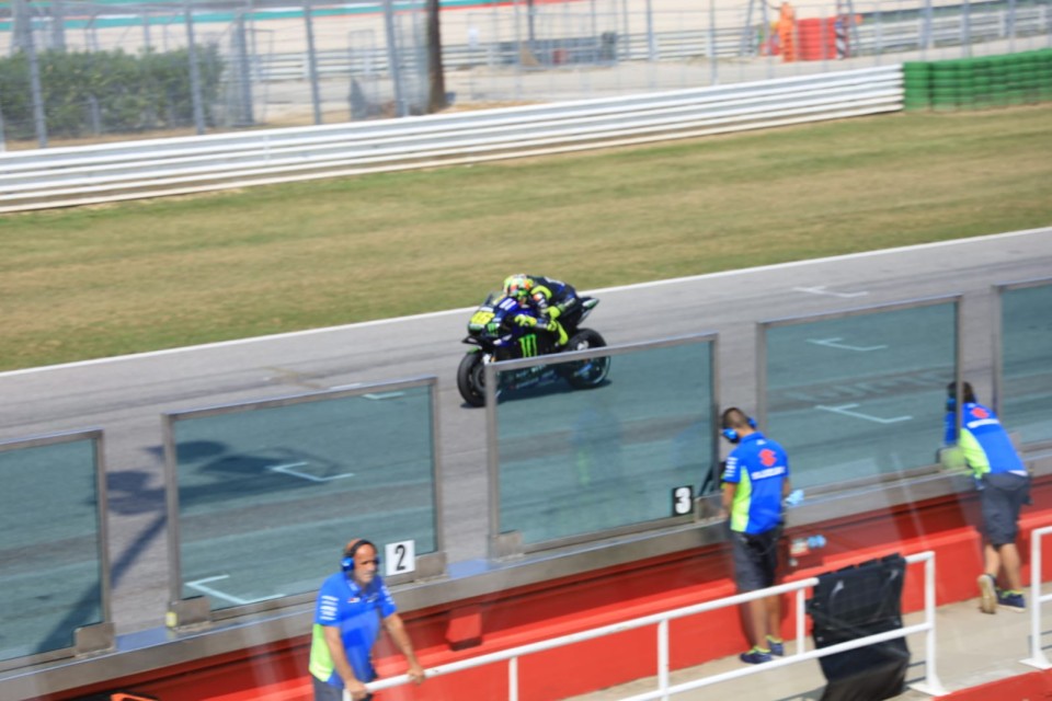 MotoGP: Yamaha at Misano with a new carbon swingarm