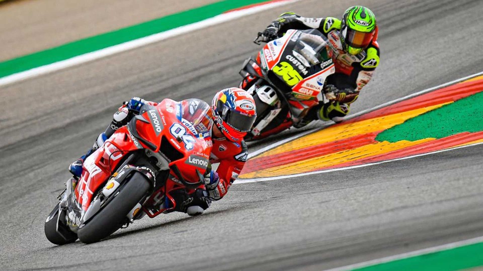 Moto - News: MotoGP 2019: ad Aragon bene Dovizioso e Miller, male Rossi e Petrucci