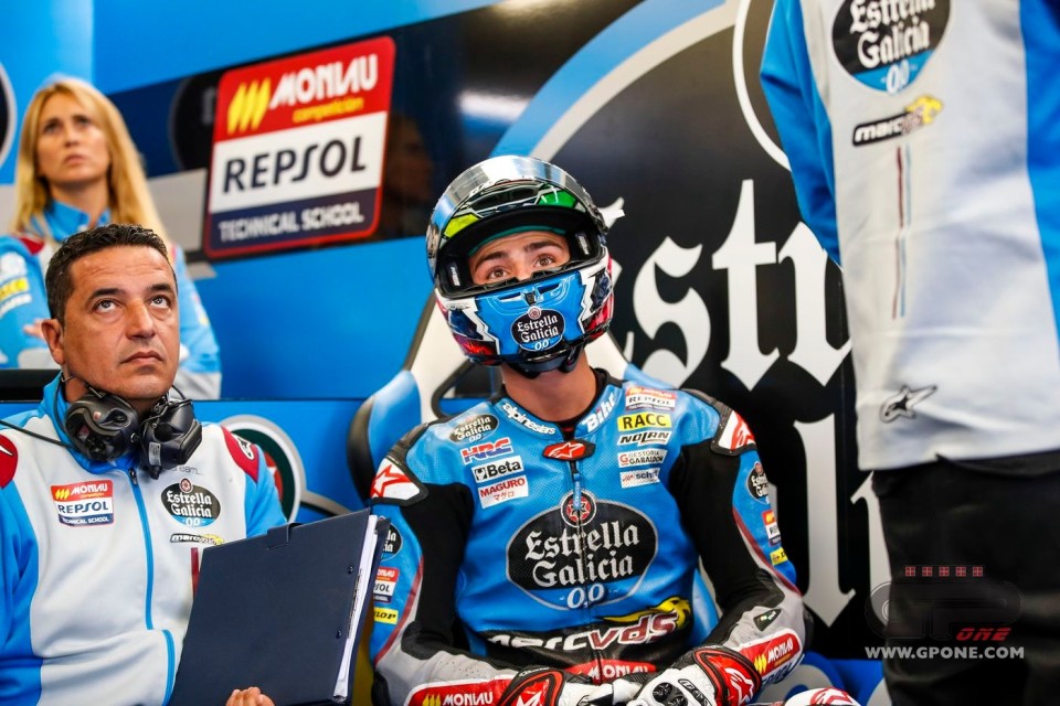 Moto3: FP3: Lopez è il migliore sull'asfalto bagnato di Aragon