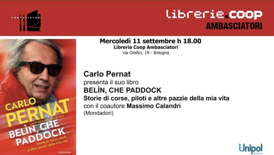 MotoGP: Carlo Pernat e Belin che paddock in libreria a Bologna