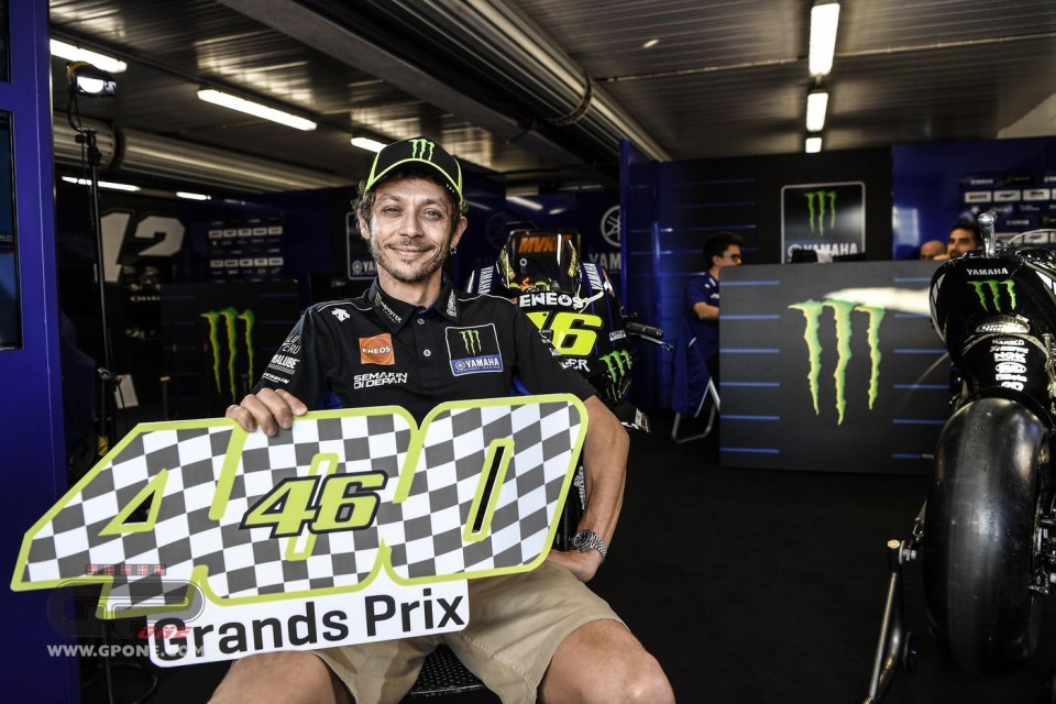 MotoGP: Rossi al GP n°400: "Ho fatto cose che resteranno nel cuore dei tifosi"