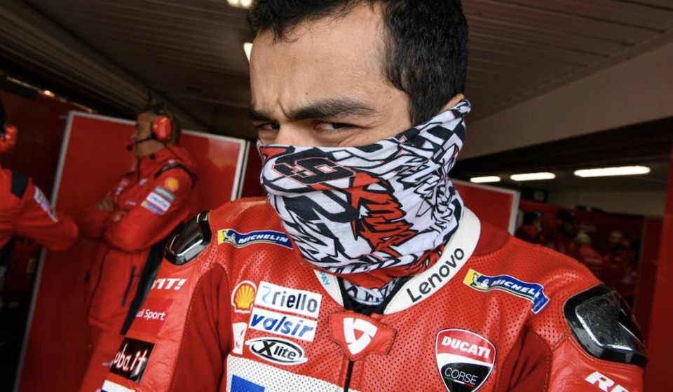 MotoGP: Petrucci: "Per il vento tenevo il manubrio girato per andare dritto"