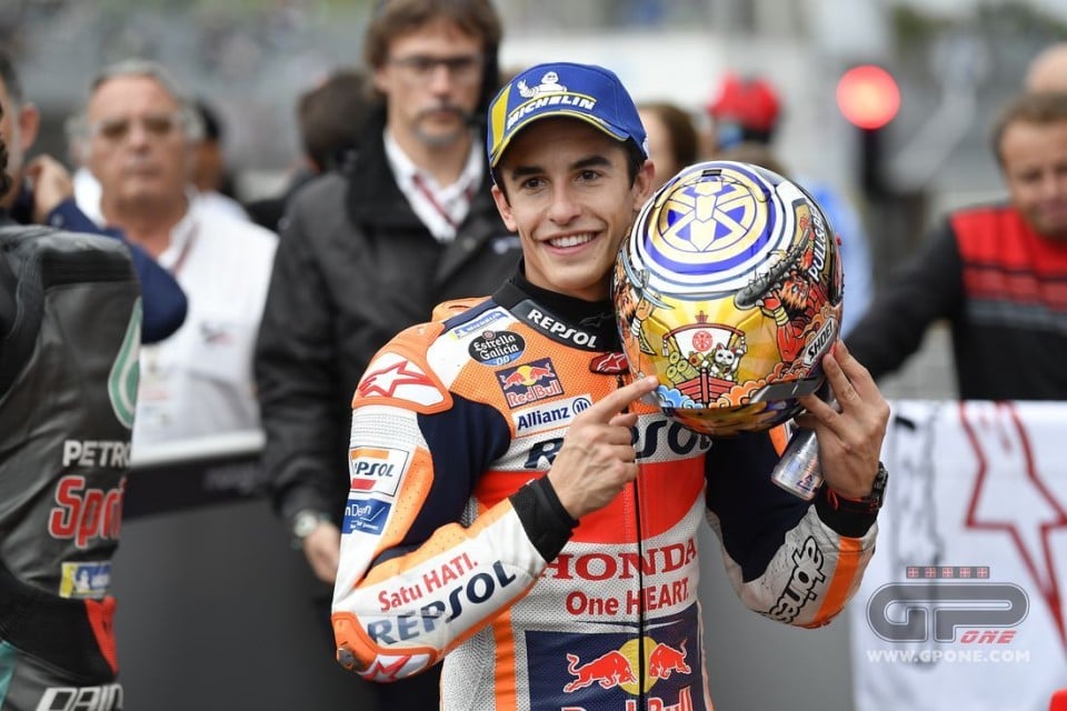 MotoGP: Marquez: “Incredibile Alex a rimanere in piedi: ha fatto meglio di me"