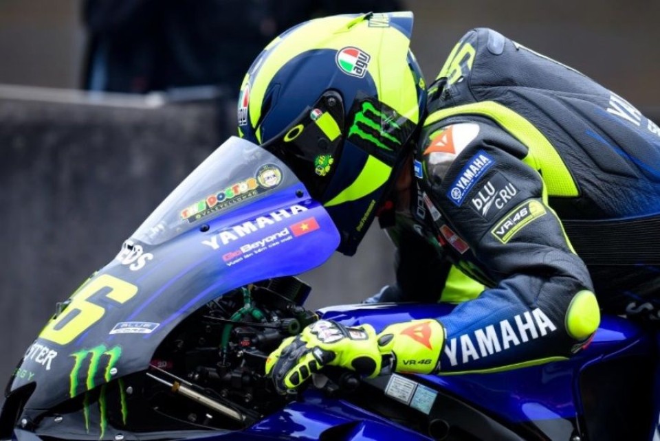 MotoGP: Rossi, last Yamaha: "Helps us understand, but I struggle while braking."
