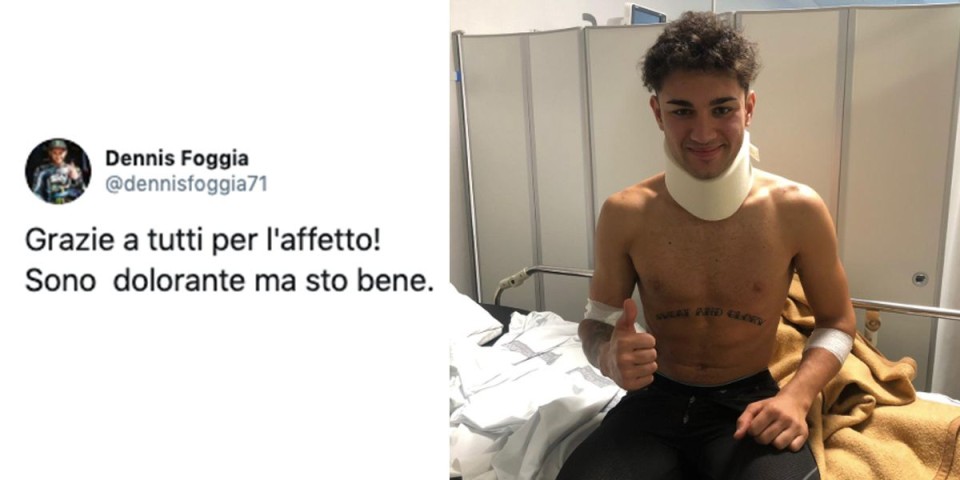 Moto3: Foggia rassicura dall'ospedale: 