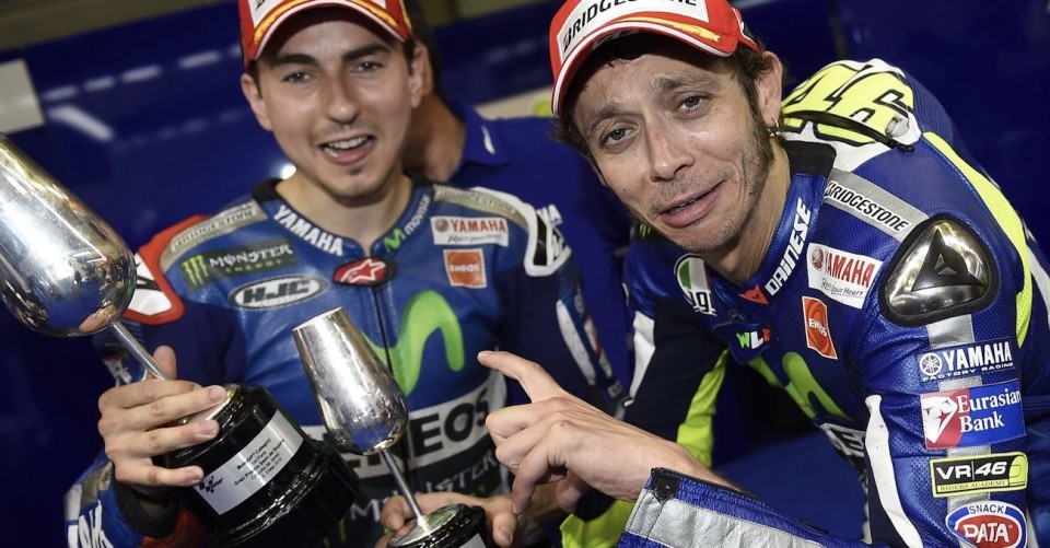 MotoGP: Rossi :"Con Lorenzo le migliori battaglie della mia carriera"