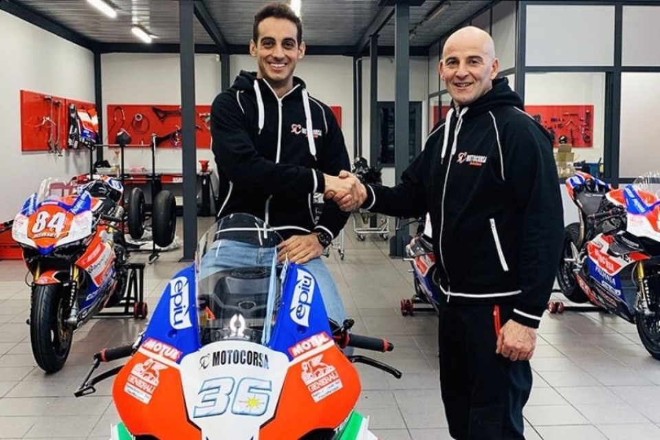 SBK: Leandro Mercado con la Ducati di Motocorsa nel 2020