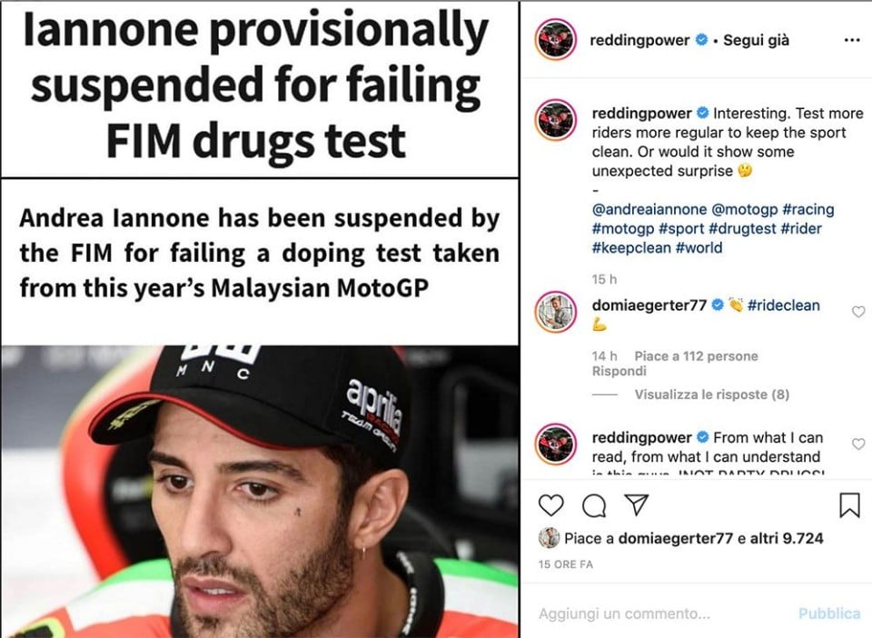 MotoGP: Redding sul doping: "Fate più controlli... o ci sarebbero sorprese?"