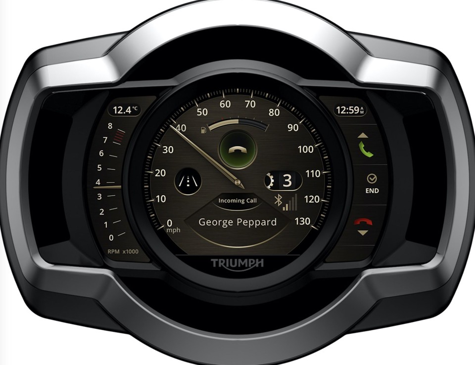 Moto - News: Arriva il nuovo My Triumph connectivity System che dialoga con GoPro