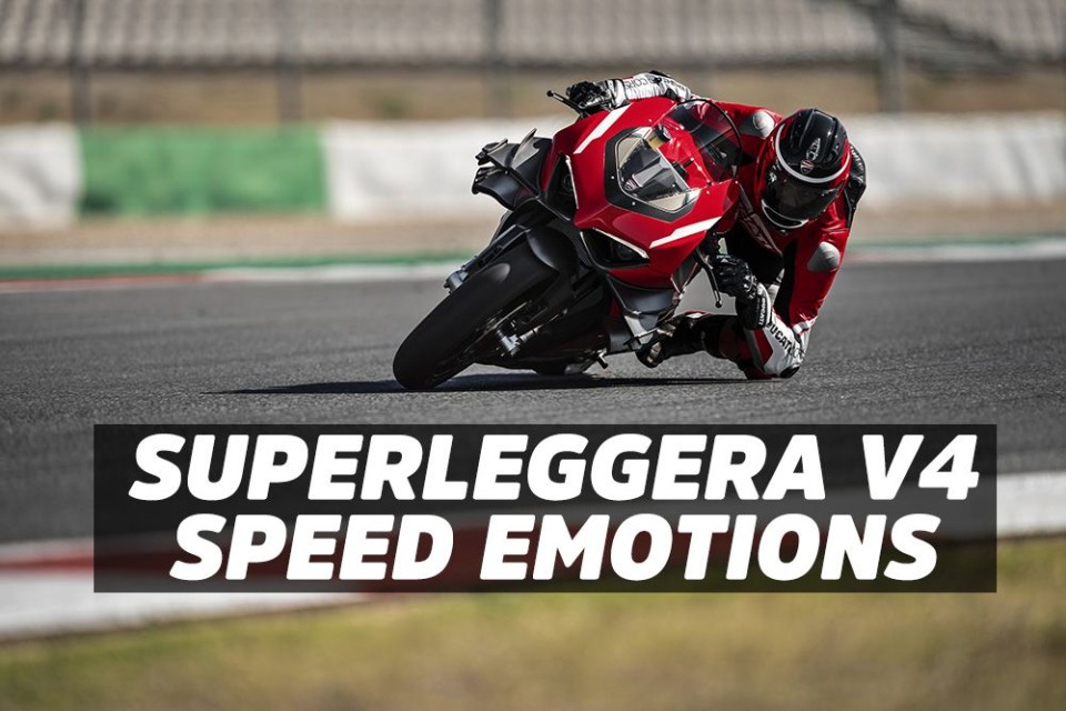 Moto - News: Ducati Superleggera V4, le emozioni della velocità