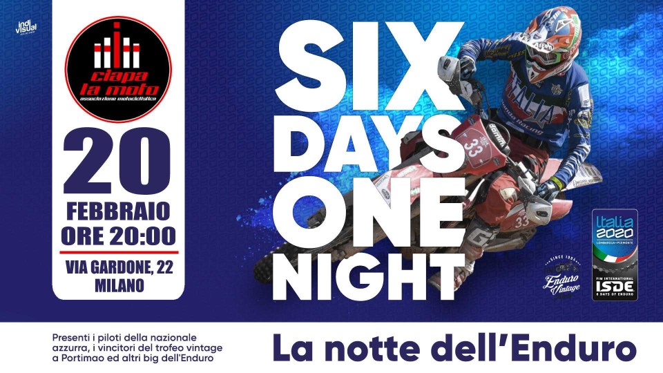 Moto - News: Six Days One Night, la notte dell'enduro di Ciapa La Moto